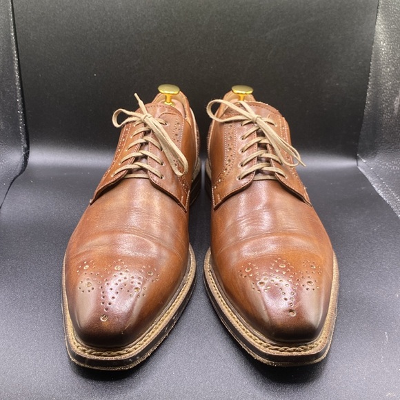 Jose Real | - VERO CUOIO | Italian Leather Mens Shoes | 43 US 10-10.5 - Picture 2 of 10